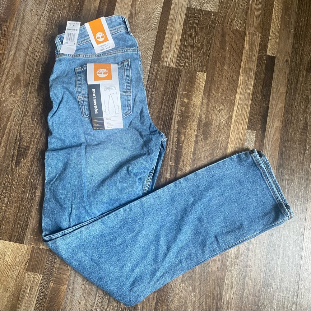 Timberland Men’s Light Blue Straight Jeans